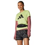 Short femme Adidas RUN IT BL SHO Noir imprimé blanc 10