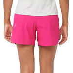 Short running trail femme Salomon CROSS 5 SHORT W Betterave violette Noir Blanc 7