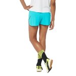 Short running trail femme Salomon SENSE AERO 3 SHORT W Bleu paon Noir Gris 3