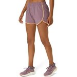 Short femme Asics ICON 4IN SHORT 500 Mauve pâle Orange pâle 2