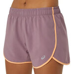 Short femme Asics ICON 4IN SHORT 500 Mauve pâle Orange pâle 5