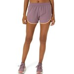 Short femme Asics ICON 4IN SHORT 500 Mauve pâle Orange pâle