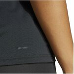 Tee-shirt de sport à manches courtes technique femme Adidas W LM G T Noir Gris 4