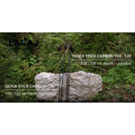 Bâtons running trail unisexe Lacal QUICK STICK CARBONE 115-121 cm ou 124-130 cm Vert Noir (8)