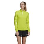 Haut de sport à manches longues 1-4 zip technique femme Adidas ENT22 TR TOP W Vert anis Blanc 7
