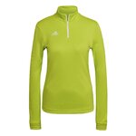 Haut de sport à manches longues 1-4 zip technique femme Adidas ENT22 TR TOP W Vert anis Blanc 8