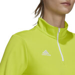 Haut de sport à manches longues 1-4 zip technique femme Adidas ENT22 TR TOP W Vert anis Blanc 4