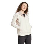 Veste coupe-vent de sport zippé technique femme Adidas W MT SOSH JA Rose pâle Blanc 3