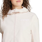Veste coupe-vent de sport zippé technique femme Adidas W MT SOSH JA Rose pâle Blanc 7