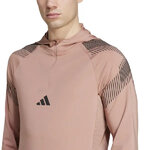 Haut dentraînement col zippé à capuche homme Adidas PS QUARTER ZIP Rose pâle Noir 5