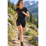 Cuissard extensible et respirant femme Odlo Stretch Noir Orange (2)