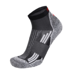 1091 Chaussettes tige courte marche-randonnée RYWAN NO LIMIT WALK COURTE RANDONNEE ENDURANCE Noir Gris Blanc