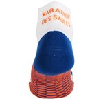 1109 Chaussettes tige courte running-trail RYWAN MARATHON DES SABLES The Legendary Blanc Bleu Orange Fluo 3