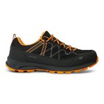 Chaussures marche homme Regatta SAMARIS LITE LOW Noir Orange flamme (1)