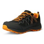 Chaussures marche homme Regatta SAMARIS LITE LOW Noir Orange flamme (2)