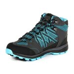 Chaussures marche femme Regatta LADY SAMARIS II MID Bleu azur Gris Noir 4