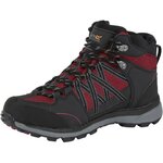 Chaussures marche femme Regatta LADY SAMARIS II MID Noir Gris Betterave 2
