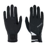 Gants polyvalents outdoor unisexe Roeckl Lillby Noir Blanc (3)