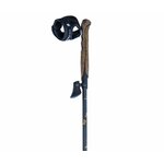 Bâtons marche nordique unisexe Lacal STICK CARBONE 100� Noir Marron Jaune - Copie