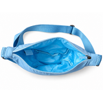 Sacoche banane bandoulière grande capacité Crossbag Bleu (2)