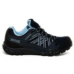 Chaussures marche femme Regatta LADY EDGEPOINT III WP Bleu marine Bleu ciel Noir
