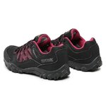 Chaussures marche femme Regatta LADY EDGEPOINT III WP Noir Beaujolais 3