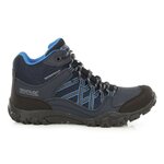 Chaussures marche femme Regatta LADY EDGEPOINT MID WP Bleu marine Bleu pétrol Noir