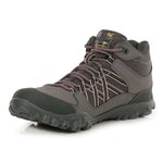 Chaussures marche femme Regatta LADY EDGEPOINT MID WP Granite Noir Rose duchess 3