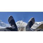 1066 Chaussettes jarrette marche-randonnée RYWAN NO LIMIT WALK RANDONNEE HIKING Noir Gris Blanc 3