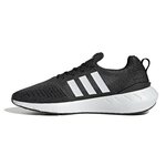 Chaussures running homme Adidas SWIFT RUN 22 Noir Blanc Gris moyen 5
