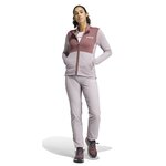Haut de sport technique zippé femme Adidas W MT LT FL JA Figue Bordeaux Blanc 2