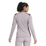 Haut de sport technique zippé femme Adidas W MT LT FL JA Figue Bordeaux Blanc 6