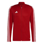 Veste de survêtement zippé dos respirant homme Adidas TIRO23 L TR JKT Rouge Blanc