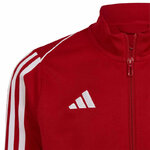 Veste de survêtement zippé dos respirant homme Adidas TIRO23 L TR JKT Rouge Blanc 3