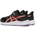 Chaussures running junior Asics JOLT 4 PS Noir Papaye Blanc Lilas 3