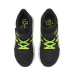 Chaussures running junior Asics JOLT 4 PS Noir Citron vert Blanc 4