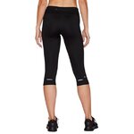 Collant 3-4 (corsaire) femme Asics SPORT RUN KNEE TIGHT Noir Blanc 2