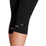 Collant 3-4 (corsaire) femme Asics SPORT RUN KNEE TIGHT Noir Blanc 4