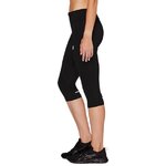 Collant 3-4 (corsaire) femme Asics SPORT RUN KNEE TIGHT Noir Blanc 3