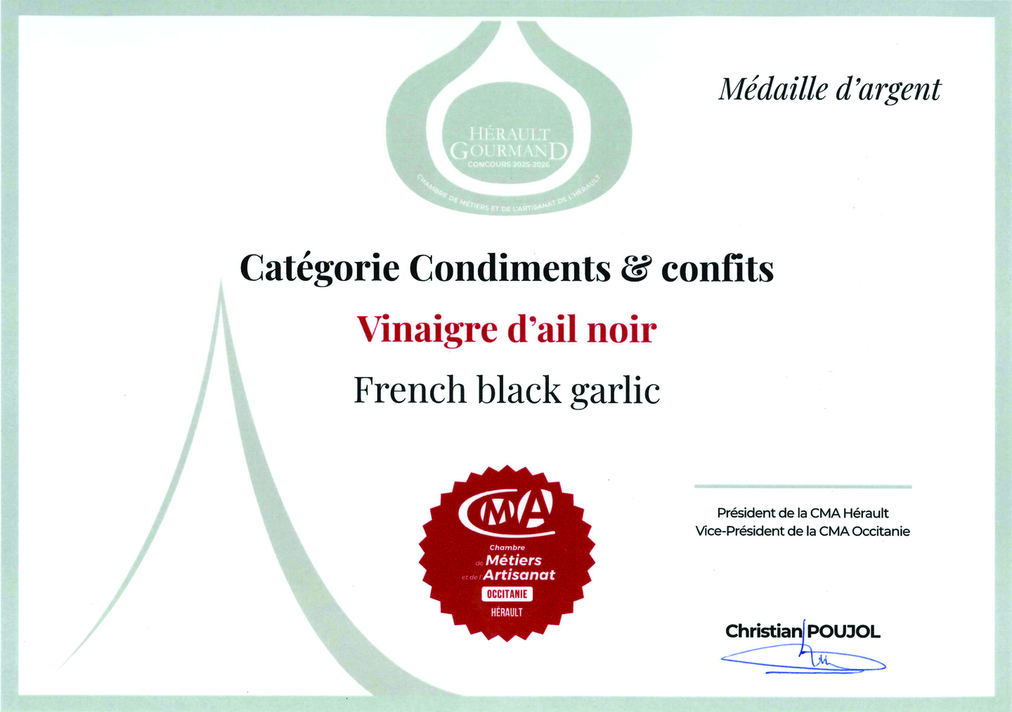 medaille-d-argent-vinaigre-d-ail-noir-baobab-2025
