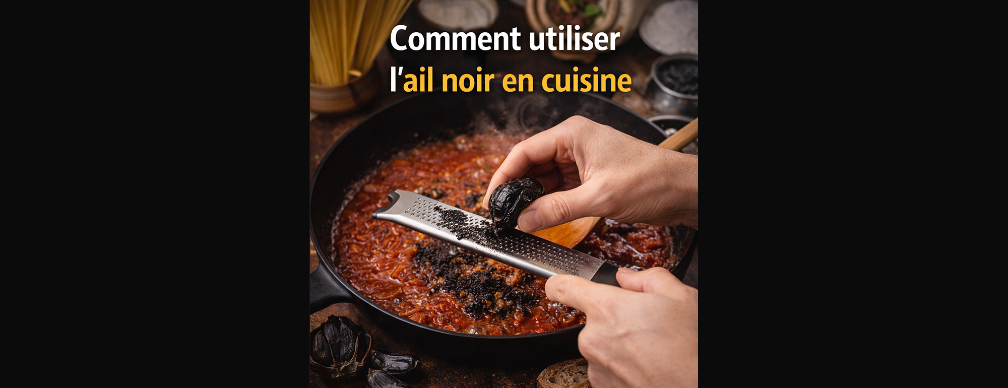 4 cuisine avec ail noir frais 2