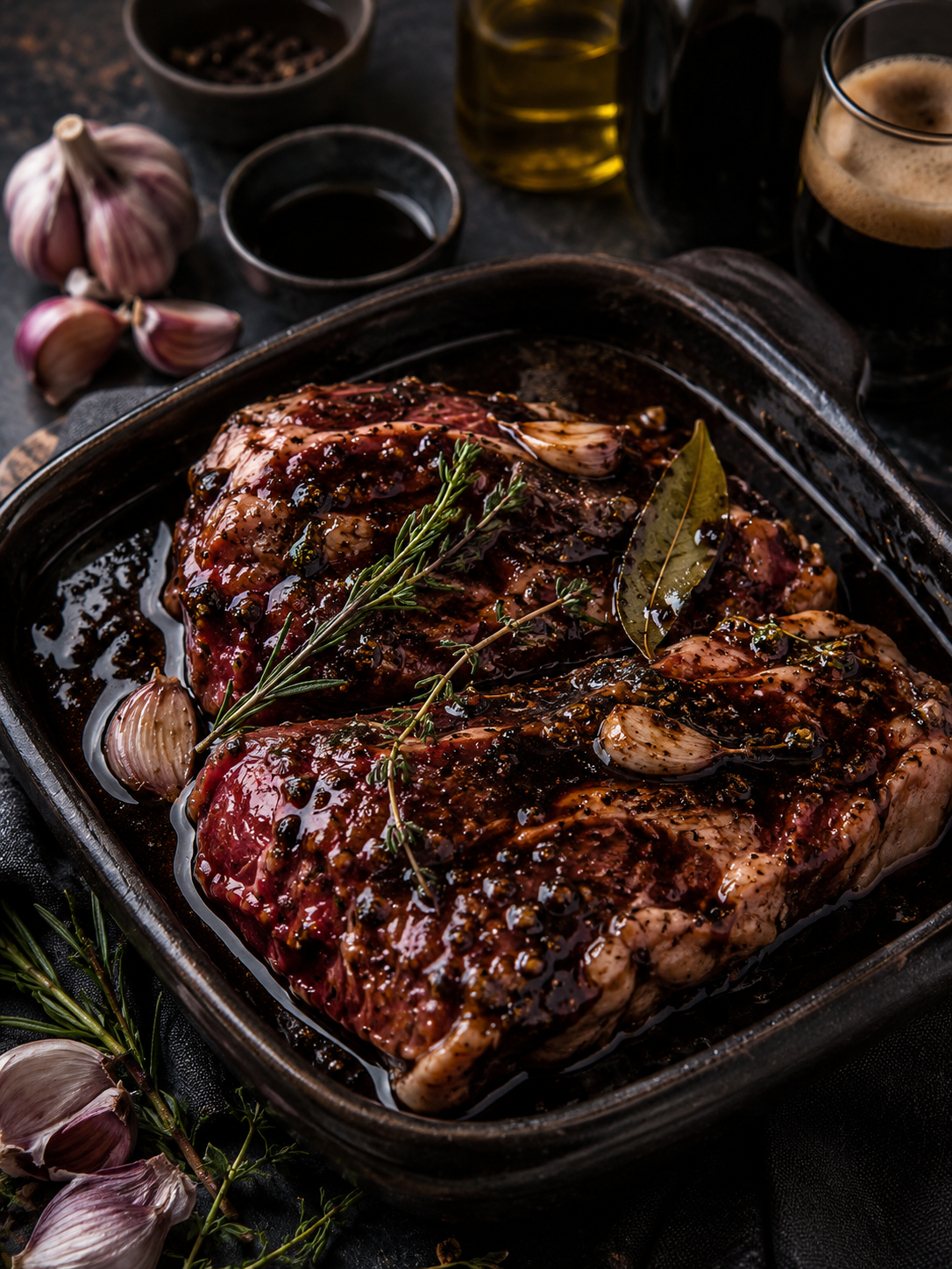 Marinade Noire pour Viandes Maturées
