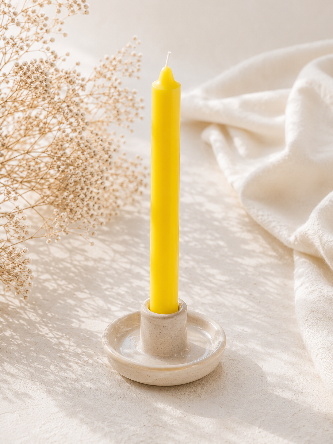 bougie jaune