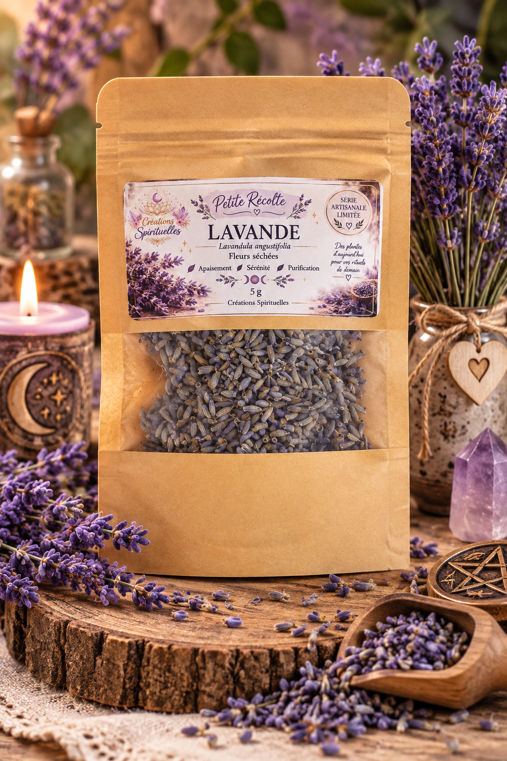 sachet kraft lavande