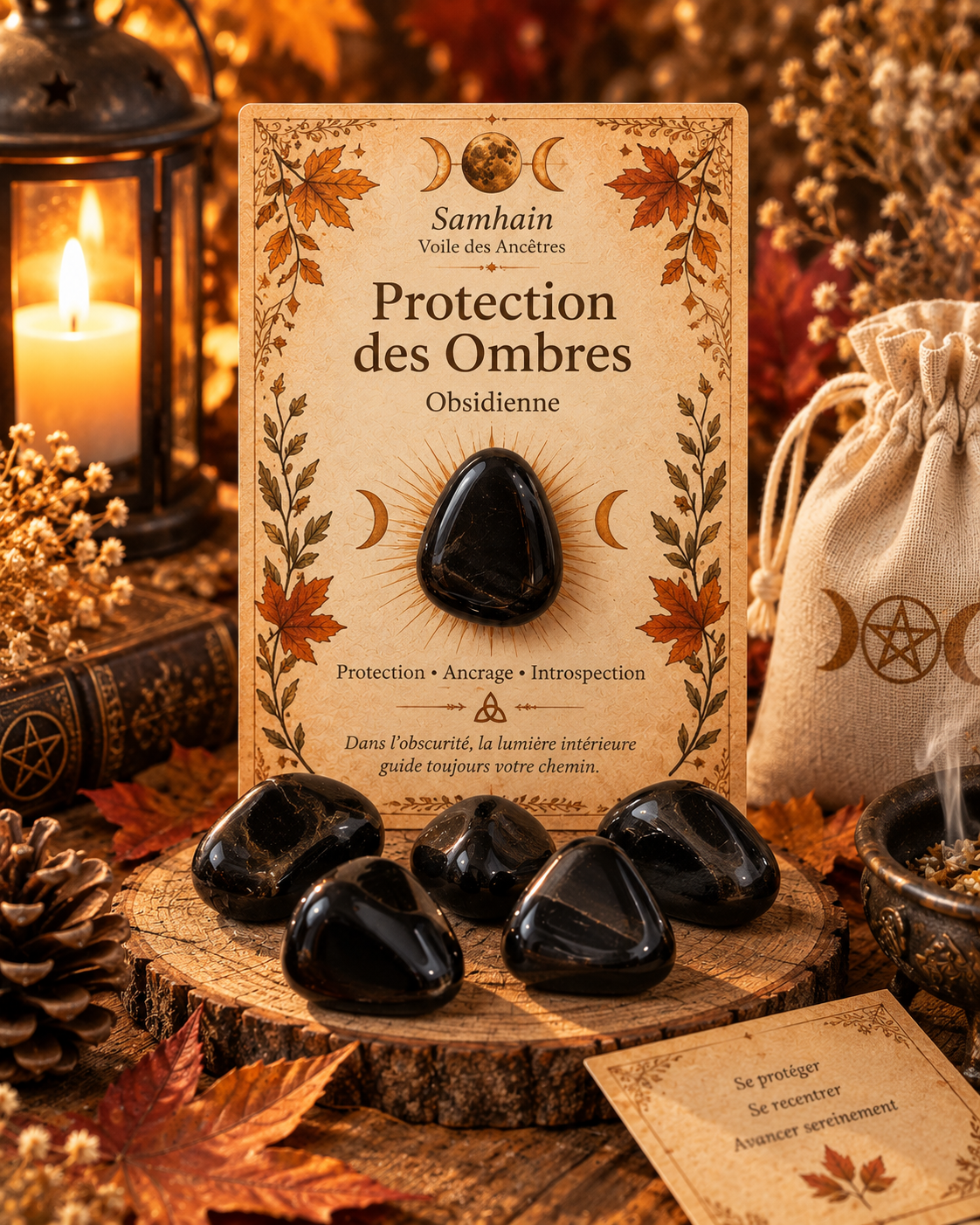 obsidienne protection des ombres