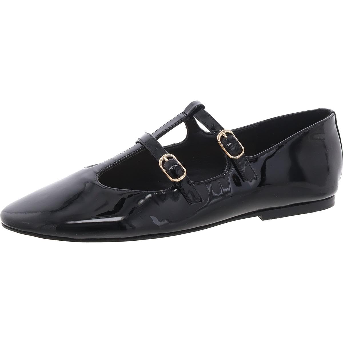 Marc Fisher LTD Womens Evie 7 Black Patent Leather 001