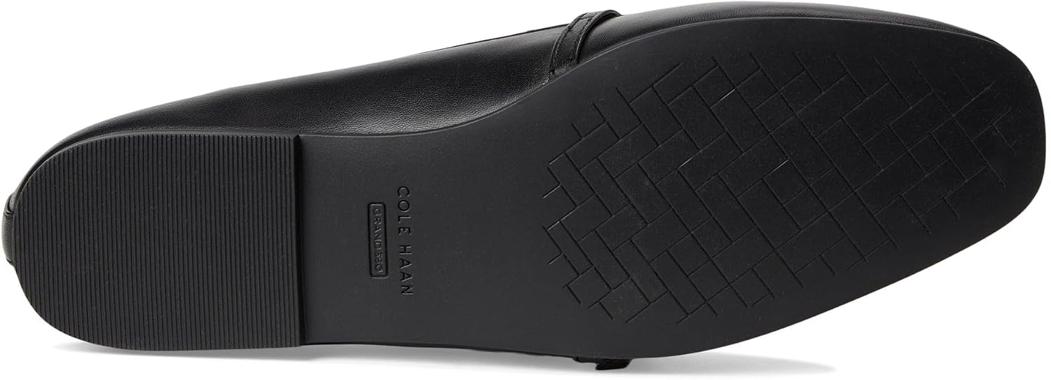 Cole Haan Womens Yelena Mary Jane Ballet Flat 9 Black Leather 3