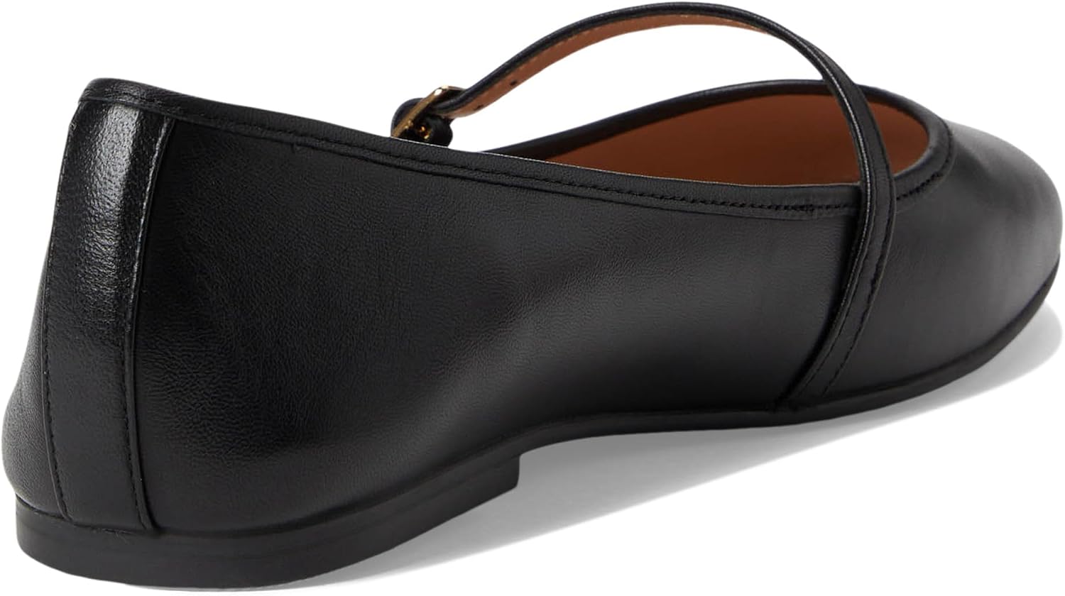 Cole Haan Womens Yelena Mary Jane Ballet Flat 9 Black Leather 5
