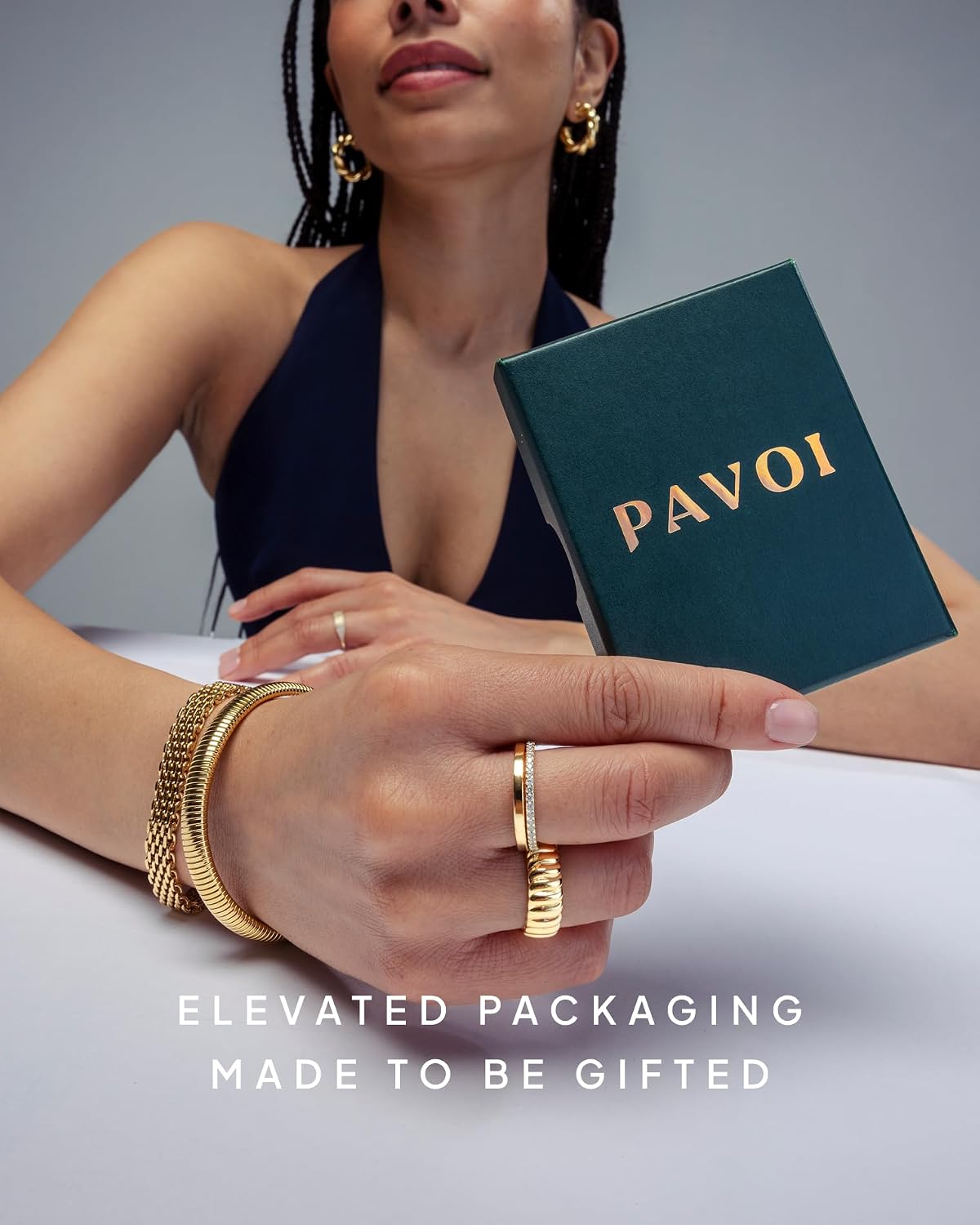 PAVOI Hoop Earrings for Women, 925 Silver, Yellow Gold, Size 20 Millimeters 7