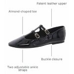 Marc Fisher LTD Womens Evie 7 Black Patent Leather 001 3